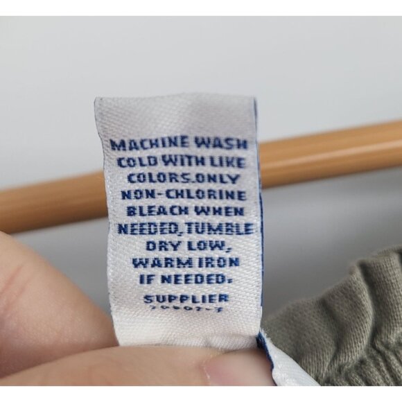 Arizona Jean Co Womens Green Button-Up Off-Shoulder Crop Top Size S - Picture 8 of 10